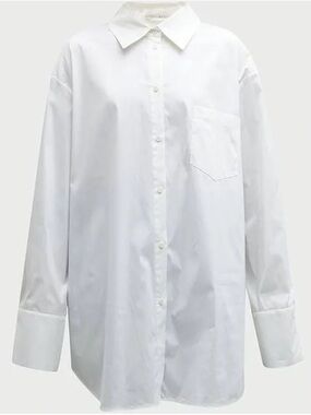 Alice + Olivia White Button-Down Shirt